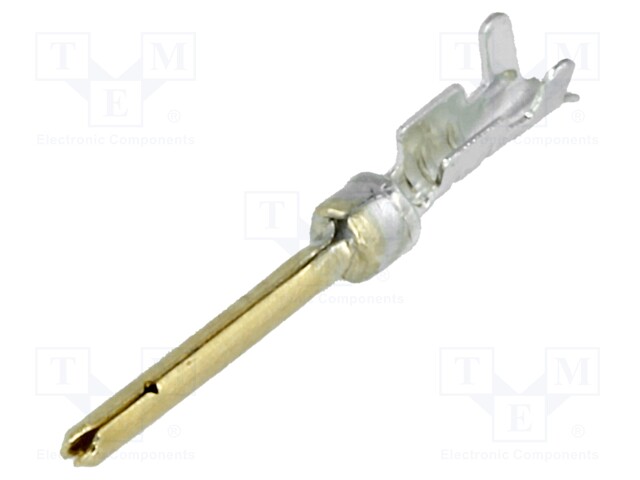 Contact; male; gold-plated; crimped; for cable