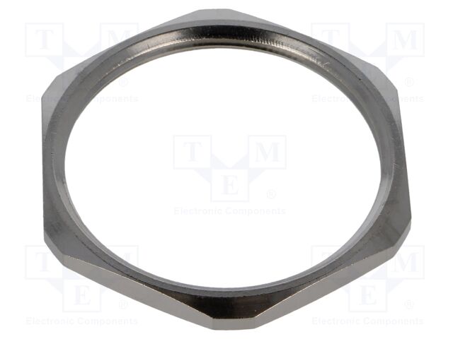 Nut; G2"; brass; Plating: nickel