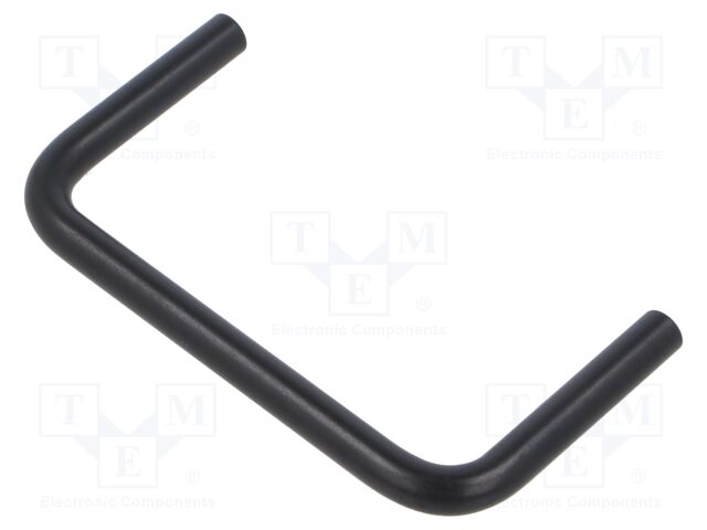 Handle; Mat: aluminium; black; H: 44.45mm; W: 6.35mm