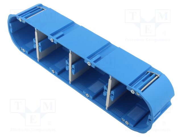 Enclosure: junction box; X: 281mm; Y: 63mm; Z: 68mm; polyamide; IP30