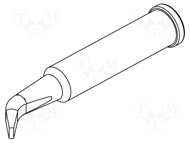 Tip; conical sloped; 1.8mm