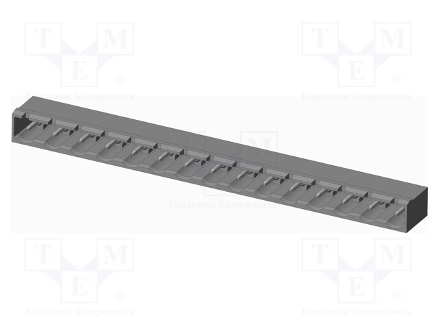 Connector: pluggable terminal block; socket; male; on PCBs