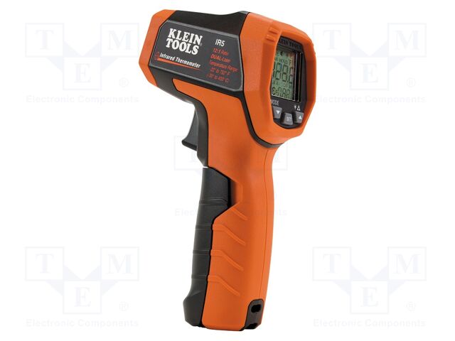 Infrared thermometer; LCD; -30÷400°C; Accur.(IR): ±(0.8%+1°C)