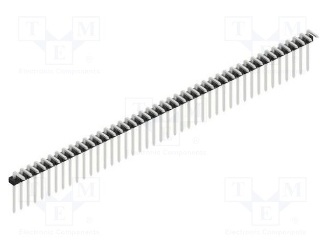 Connector: pin strips; pin header; male; PIN: 43; 2mm; THT; 1x43