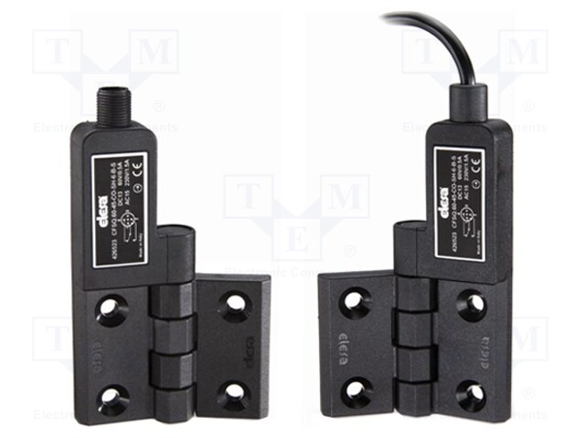 Safety switch: hinged; Series: CFSQ; NC + NO; lead 2m; 190°; PIN: 4