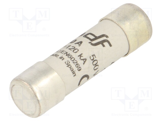 Fuse: fuse; gG; 40A; 500VAC; 150VDC; 14x51mm