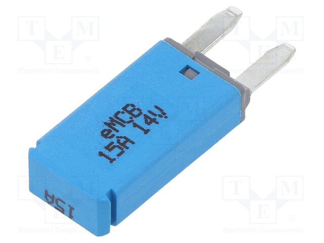 Fuse: fuse; 15A; 14VDC; automotive; 12.45mm