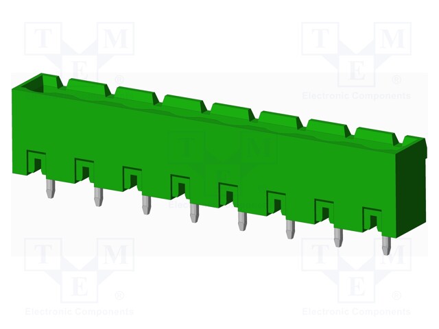 Connector: pluggable terminal block; socket; male; on PCBs