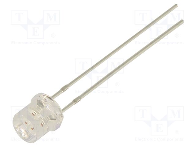 LED; orange; 5mm; 500÷750mcd; 140°; Front: flat; 1.8÷2.1VDC; round