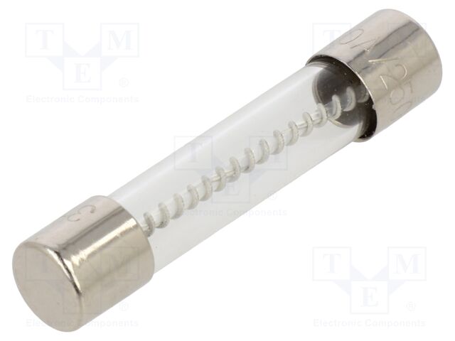 Fuse: fuse; 10A; 250VAC; time-lag; glass; 31.8x6.35mm; holders; 313