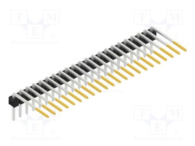Connector: pin strips; pin header; male; PIN: 22; 2.54mm; THT; 1x22