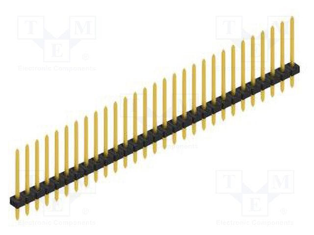 Connector: pin strips; pin header; male; PIN: 29; 2mm; THT; 1x29