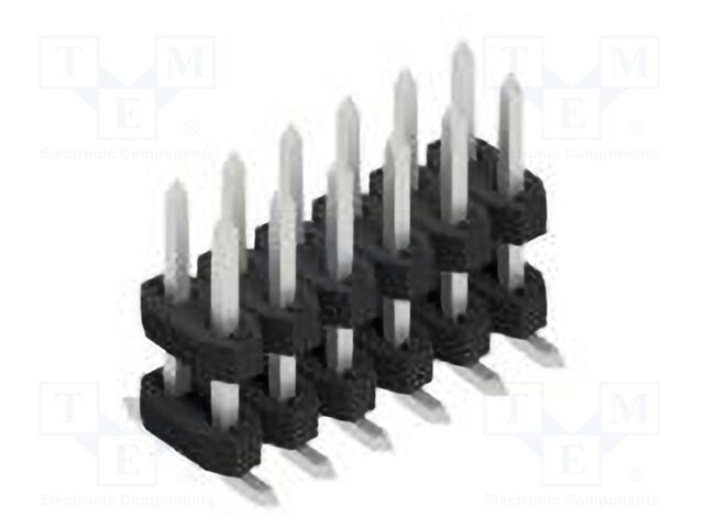 Connector: pin strips; pin header; male; PIN: 12; 2mm; SMT; 2x6; 100V