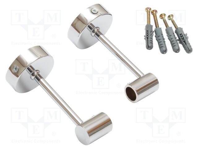 Holder; chromium plated; 100m; brass,steel; Application: PEN12