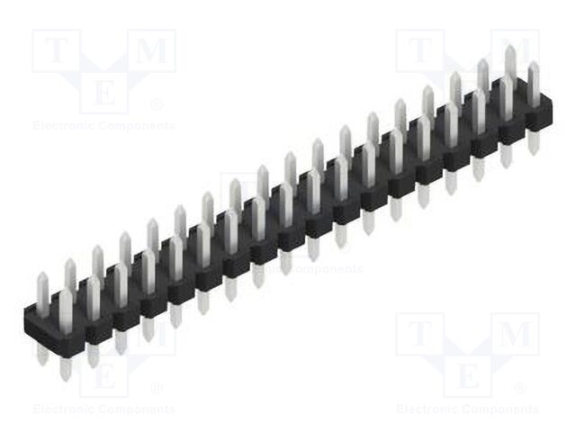 Connector: pin strips; pin header; male; PIN: 36; 2.54mm; THT; 2x18