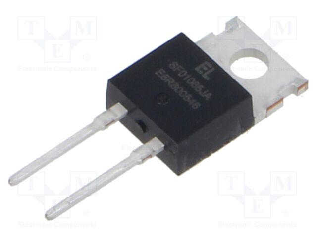 Diode: Schottky rectifying; SiC; THT; 650V; 10A; TO220-2; Ir: 8uA