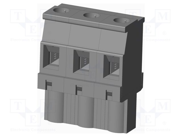 Connector: pluggable terminal block; plug; female; angled 90°