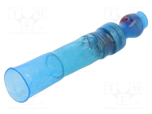 Quick splice; soldering; red; 4mm2; Variant: end connector