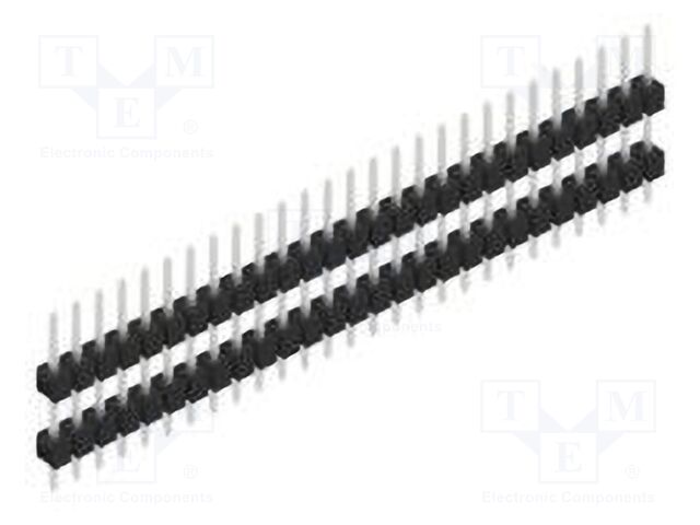 Connector: pin strips; pin header; male; PIN: 27; 2.54mm; THT; 1x27