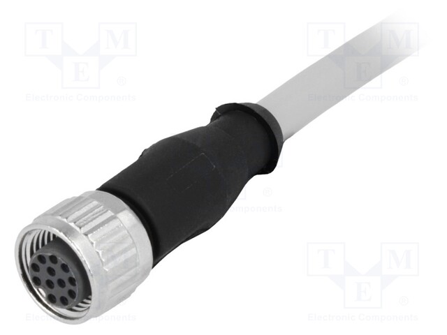 Plug; M12; PIN: 12; female; A code-DeviceNet / CANopen; 2m; cables