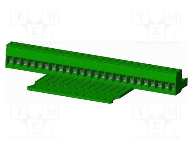 Connector: pluggable terminal block; plug; female; straight; 5mm