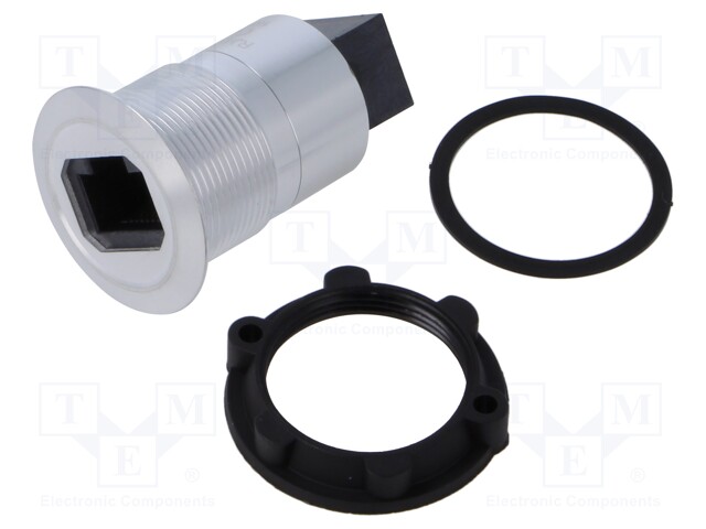 Adapter; for panel mounting,rear side nut; Thread: M22; 1÷10mm