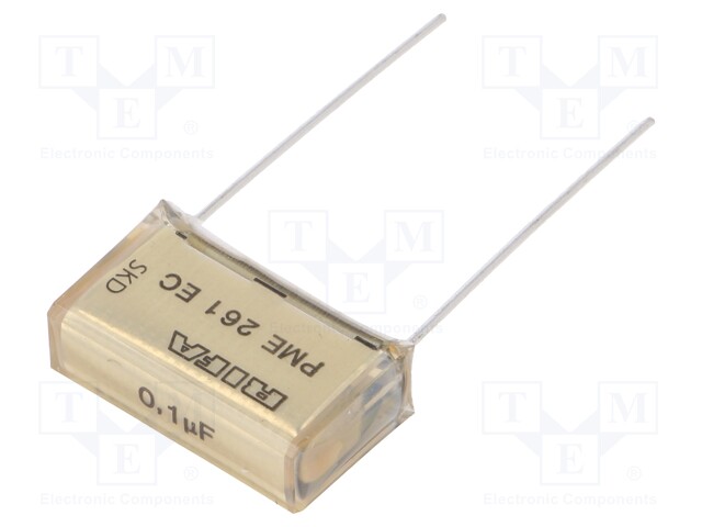 Capacitor: paper; 100nF; 300VAC; 20.3mm; ±10%; THT; Series: PME261