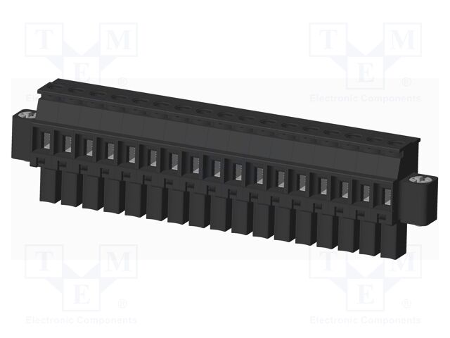 Connector: pluggable terminal block; plug; female; angled 90°