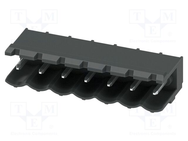 PCB headers, nominal cross section: 2.5 mm?, color: black, n
