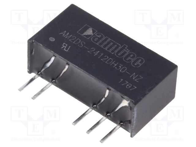 Converter: DC/DC; 2W; Uin: 21.6÷26.4V; Uout: 12VDC; Uout2: -12VDC