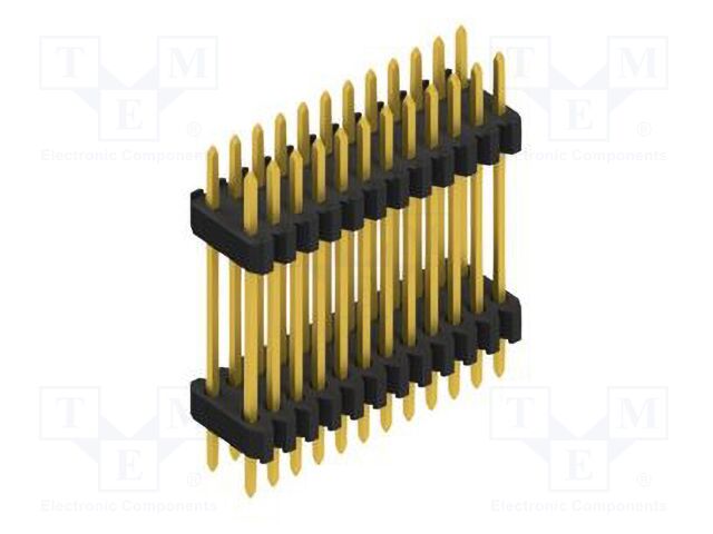 Connector: pin strips; pin header; male; PIN: 24; 1.27mm; THT; 2x12
