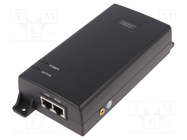 PoE power supply unit; active; PnP,PoE (PoE); 100m; 60W