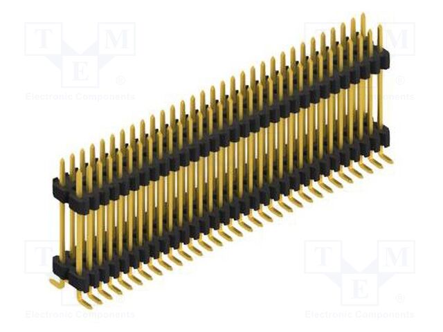 Connector: pin strips; pin header; male; PIN: 62; 1.27mm; SMT; 2x31