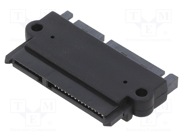 Transition: adapter; SATA 22pin male,SATA 22pin female