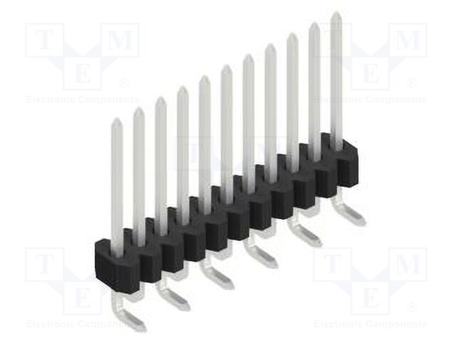 Connector: pin strips; pin header; male; PIN: 11; 1.27mm; SMT; 1x11