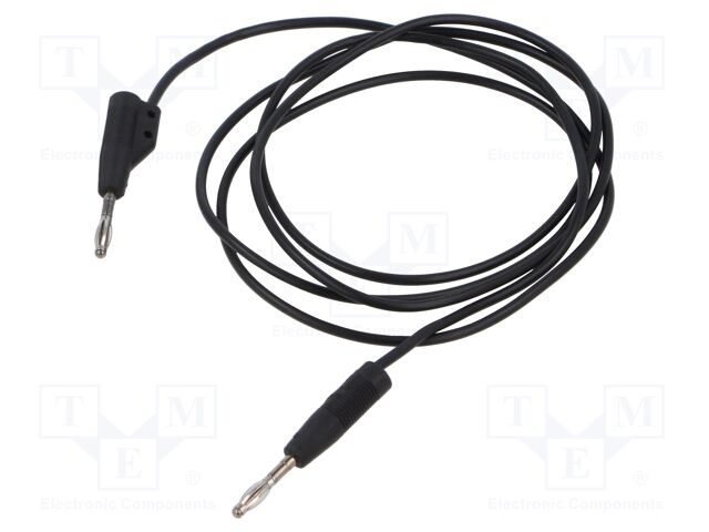 Test lead; 60VDC; 30VAC; 6A; banana plug with axial socket 2mm
