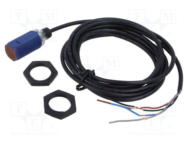Sensor: photoelectric; straight; Range: 0÷1m; PNP; Usup: 10÷30VDC