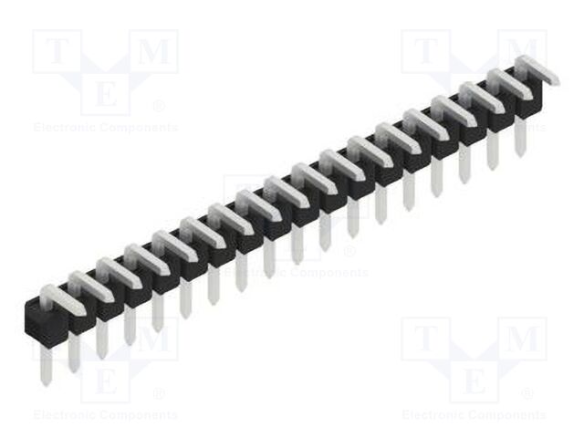 Connector: pin strips; pin header; male; PIN: 18; 2.54mm; THT; 1x18