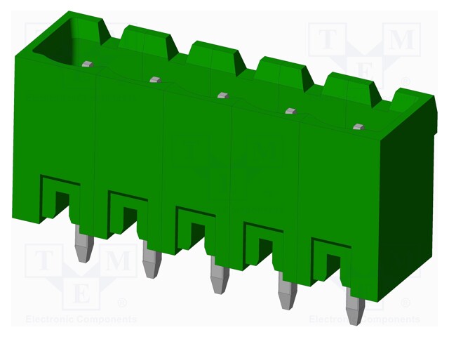 Connector: pluggable terminal block; socket; male; straight; THT