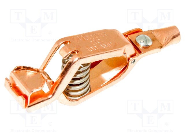 Crocodile clip; 100A; Grip capac: max.27mm; Overall len: 109mm