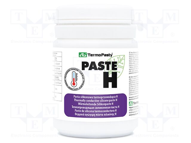 Heat transfer paste; white; silicon based; 100g