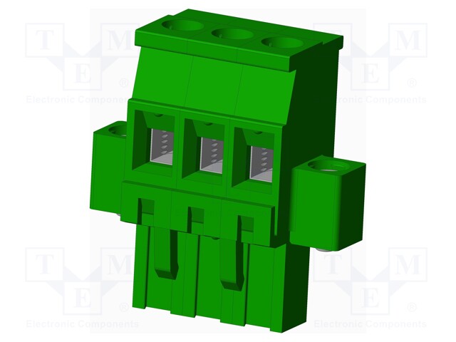 Connector: pluggable terminal block; plug; female; angled 90°