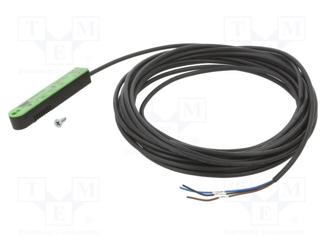 Sensor: photoelectric; Features: sensitivity adjustable