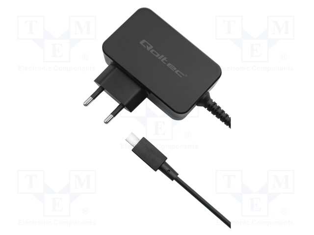 Power supply: switched-mode; plug; 19VDC; 1.75A; 33W; black