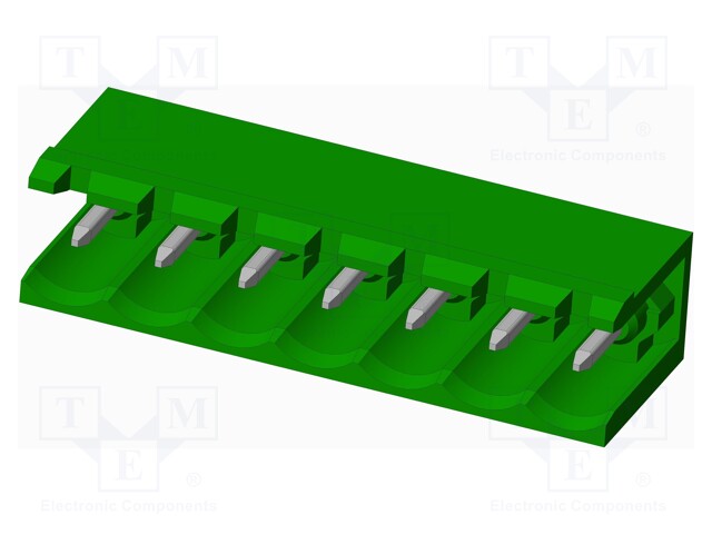 Connector: pluggable terminal block; socket; male; angled 90°
