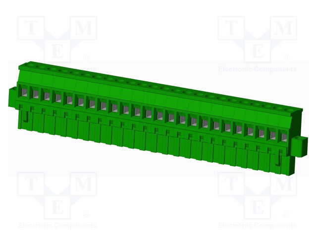 Connector: pluggable terminal block; plug; female; angled 90°