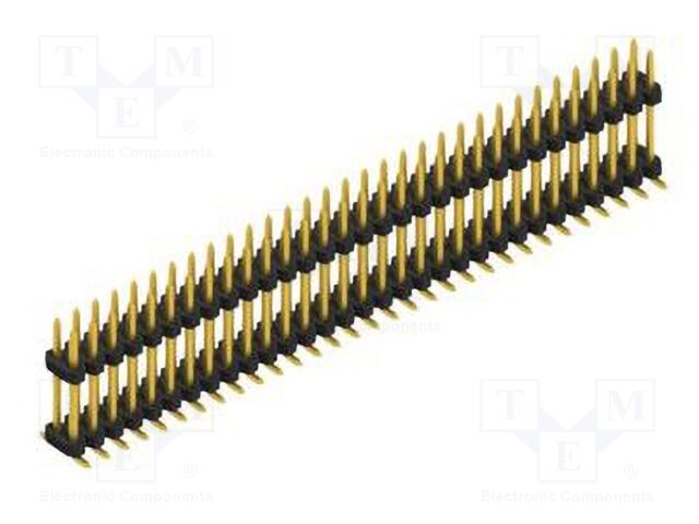 Connector: pin strips; pin header; male; PIN: 62; 2mm; SMT; 2x31
