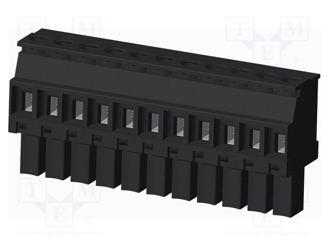 Connector: pluggable terminal block; plug; female; angled 90°
