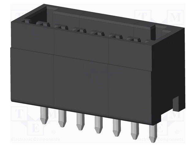 Connector: pluggable terminal block; socket; male; on PCBs