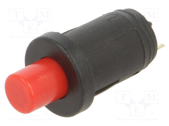 Switch: push-button; Pos: 2; SPST-NO; 0.2A/48VAC; 0.2A/48VDC; IP40